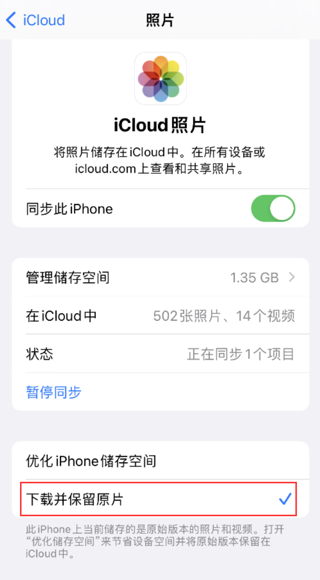 石嘴山苹果手机维修分享iPhone 无法加载高质量照片怎么办 